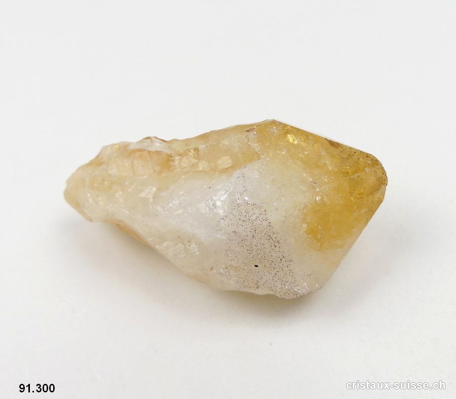 Citrine pointe brute 5,6 cm. Pièce unique 40 grammes