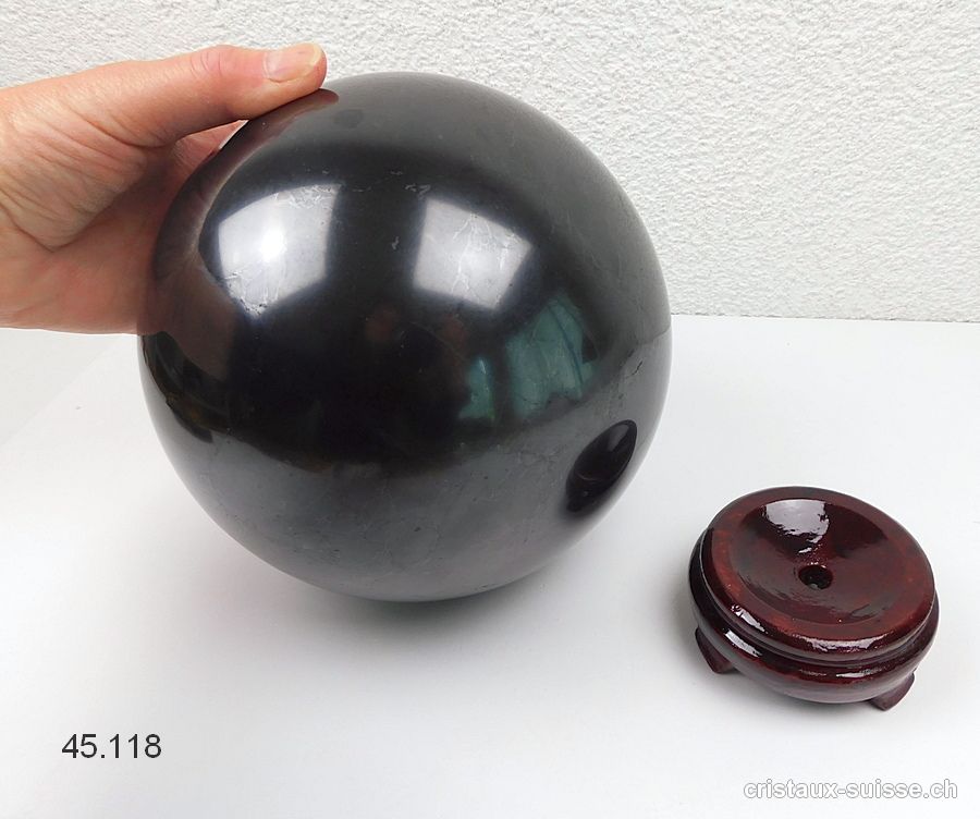 Boule Schungite Ø 16,5 cm. Pièce unique 5,795 Kg. Offre Spéciale
