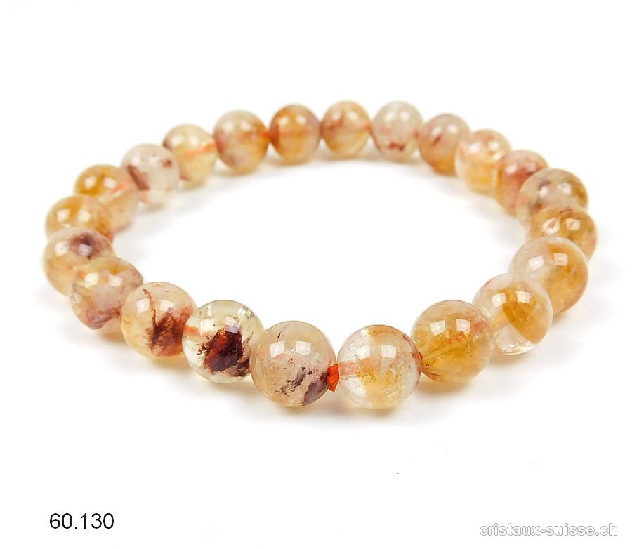Bracelet Citrine 8-10 mm / 19,5 cm