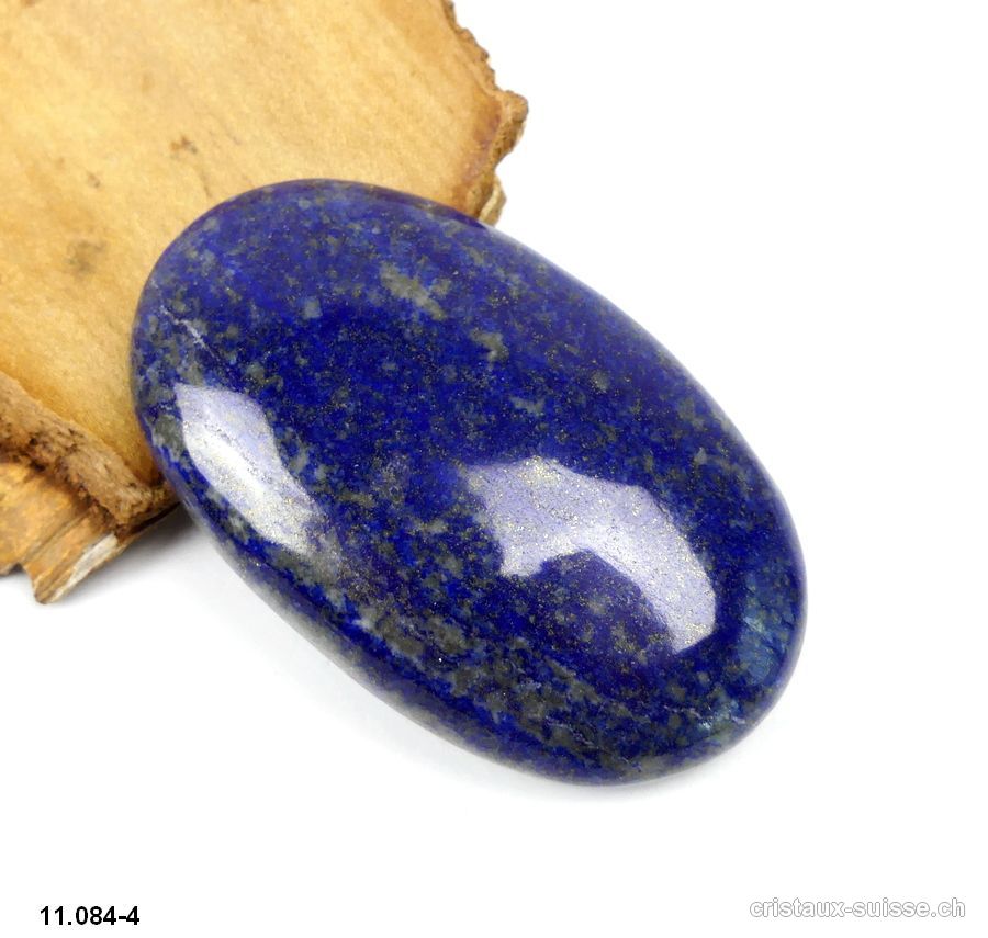 Lapis-Lazuli d'Afghanistan, galet 7,8 x 4,8 x 2 cm. Pièce unique
