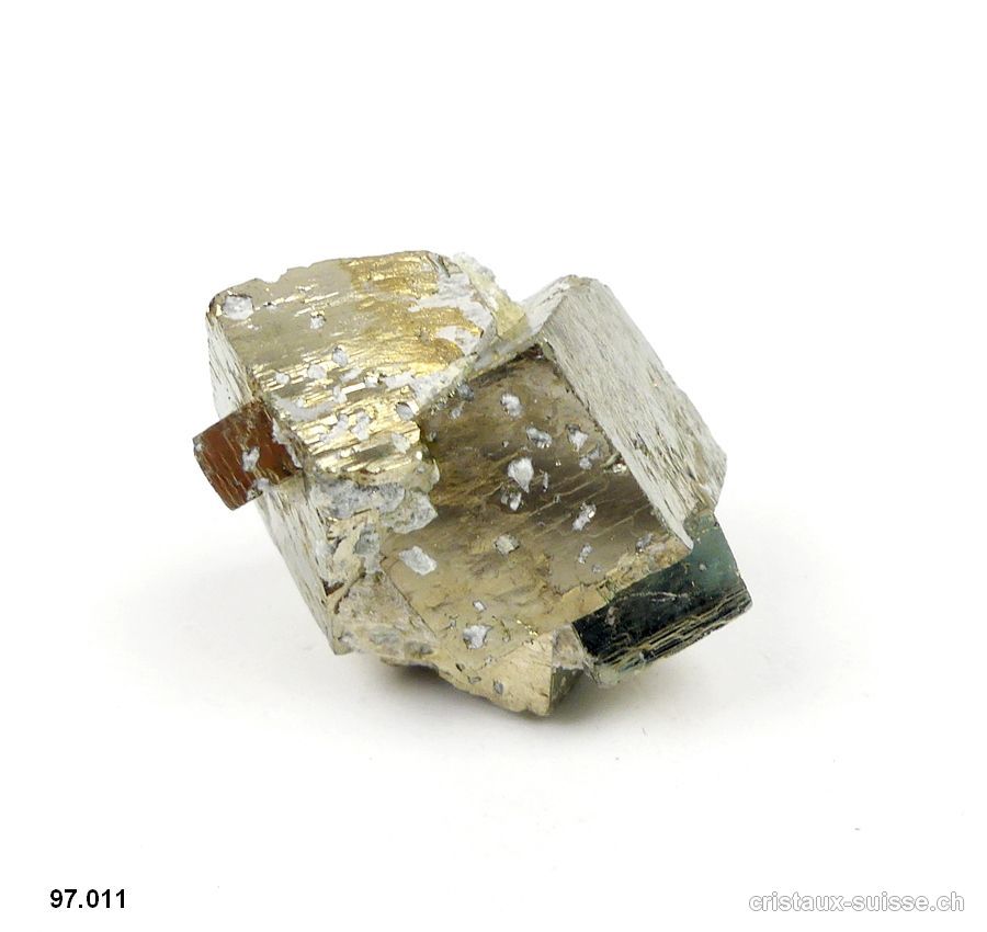 Pyrite cube brute d'Espagne. Pièce unique