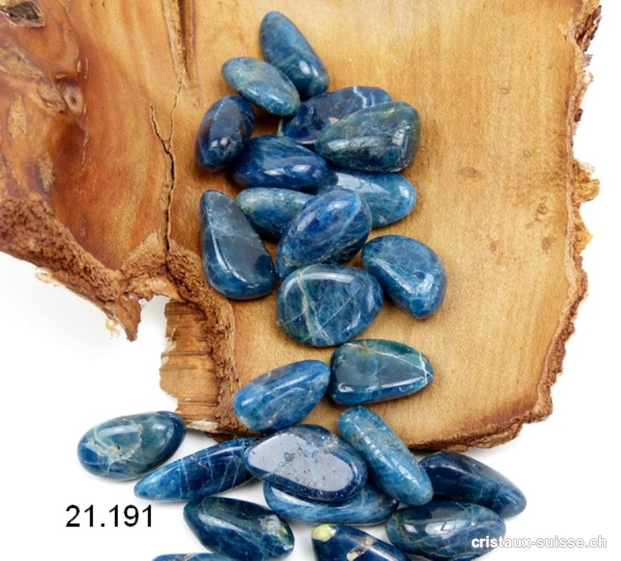 Apatite bleue 2 à 3 cm / 3 - 6 grammes