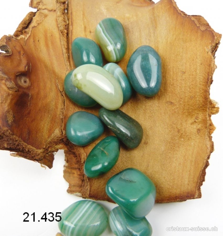 Agate verte 2 à 3 cm. Taille M. OFFRE SPÉCIALE 