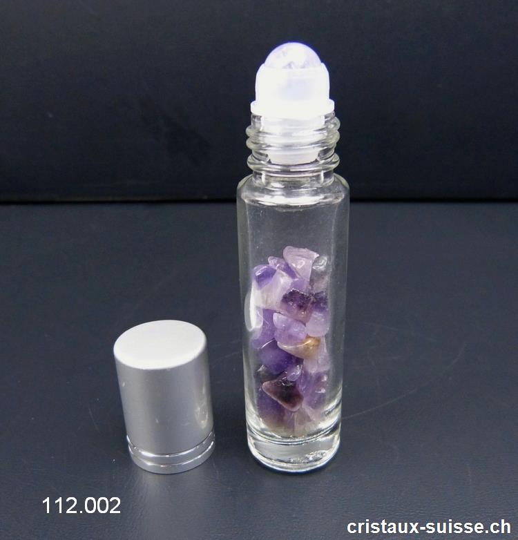 Améthyste, bouteille Roll-on, env. 10 ml
