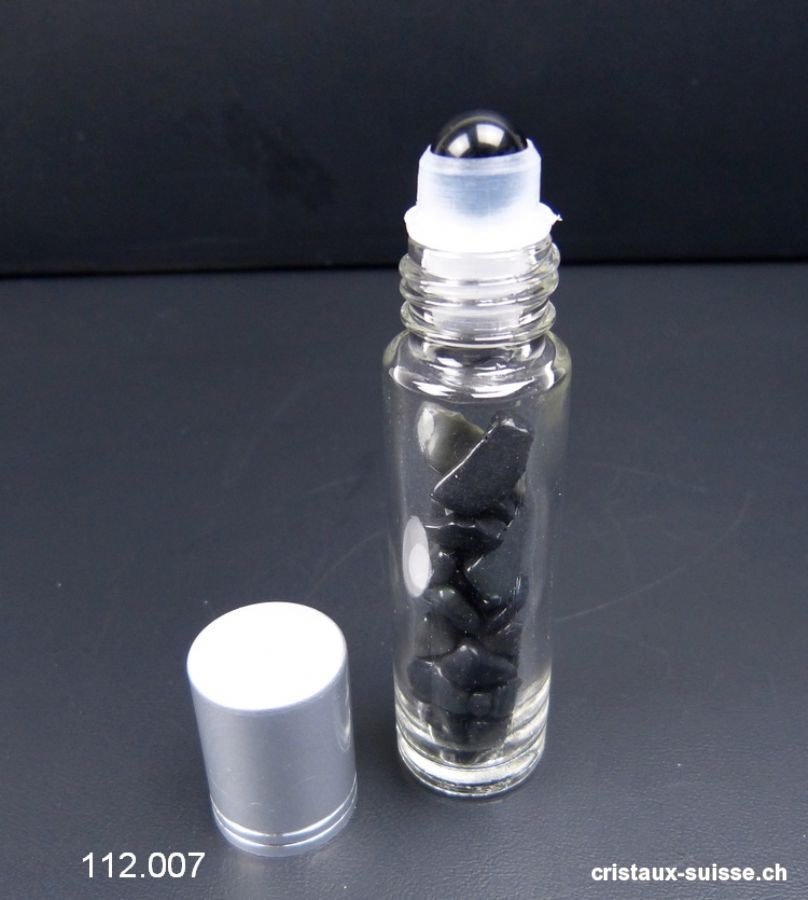 Obsidienne, bouteille Roll-on, env. 10 ml