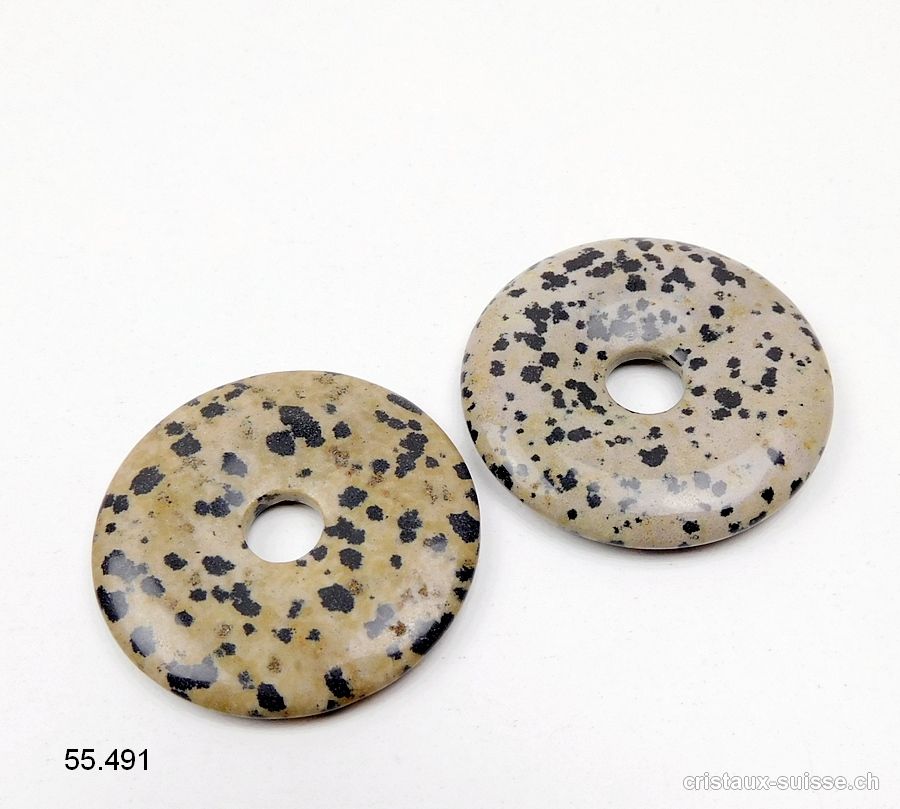 Jaspe Dalmatien - Aplite - donut 4 cm