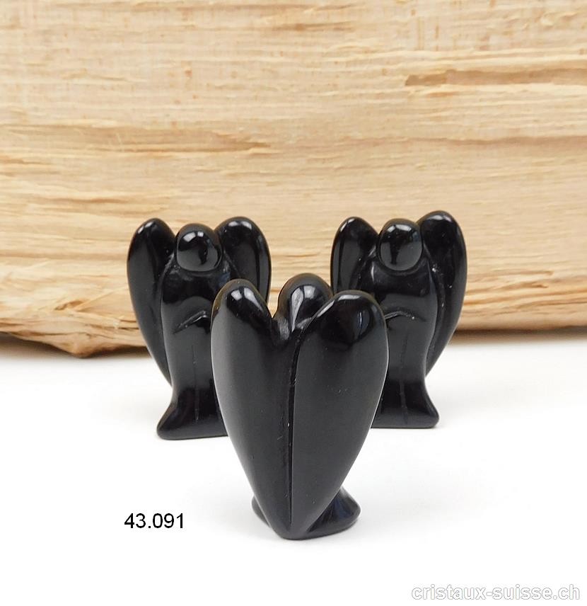 Ange Obsidienne noire  3,8 - 4 cm
