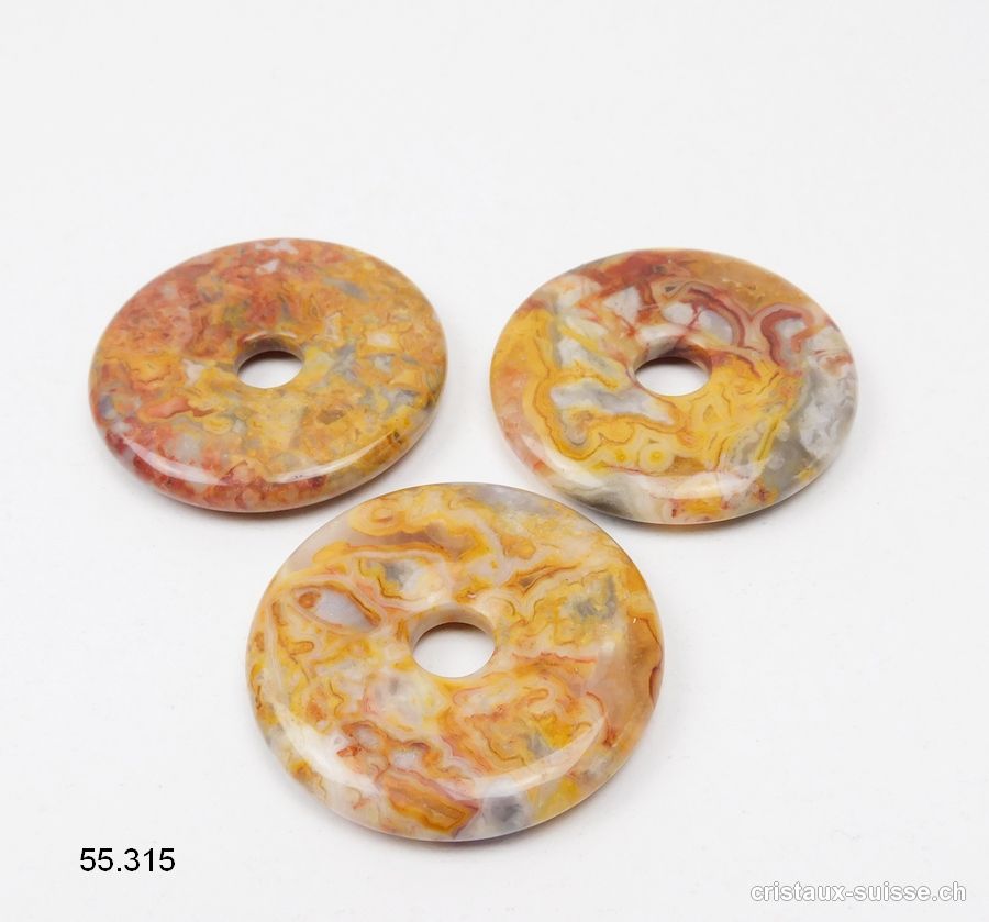 Agate Crazy Lace, donut 4 cm