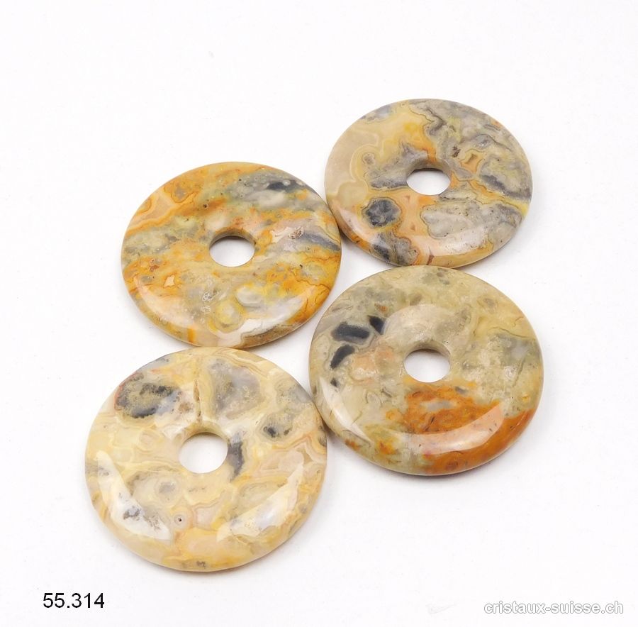 Agate Crazy Lace, donut 4 cm