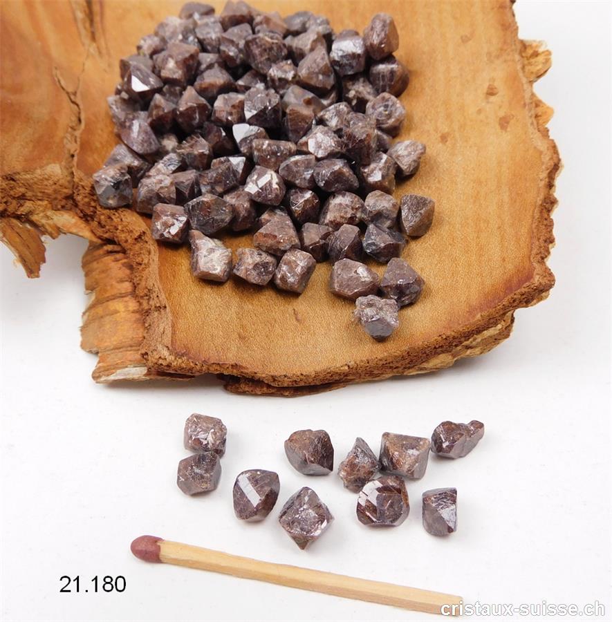 Zircon Hyacinthe brut 0,7 à 0,9 cm