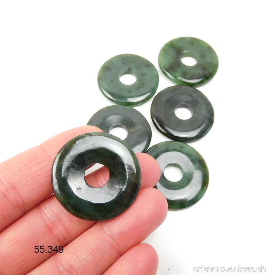 Néphrite Jade, donut 3 cm