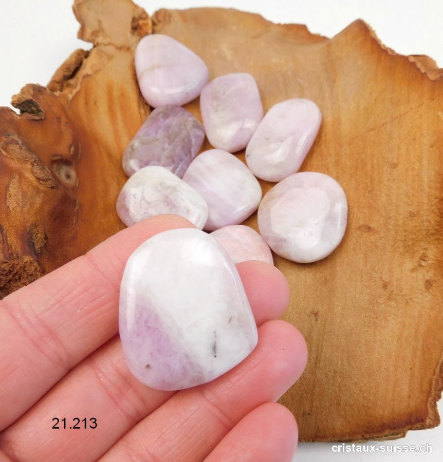 Kunzite plate 3 - 3,5 cm / 14 - 19 grammes