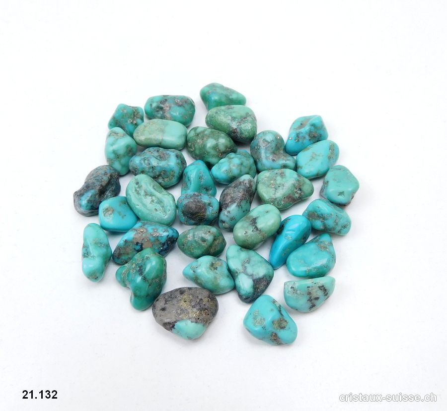 Turquoise bleu - vert du Mexique 1 - 1,2 cm. Taille XXS