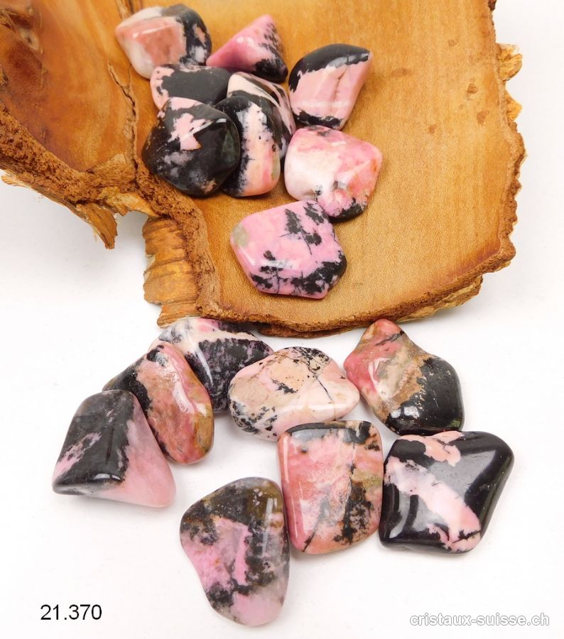 Rhodonite 1,5 - 2,5 cm/8 - 9 grammes. Taille S-M