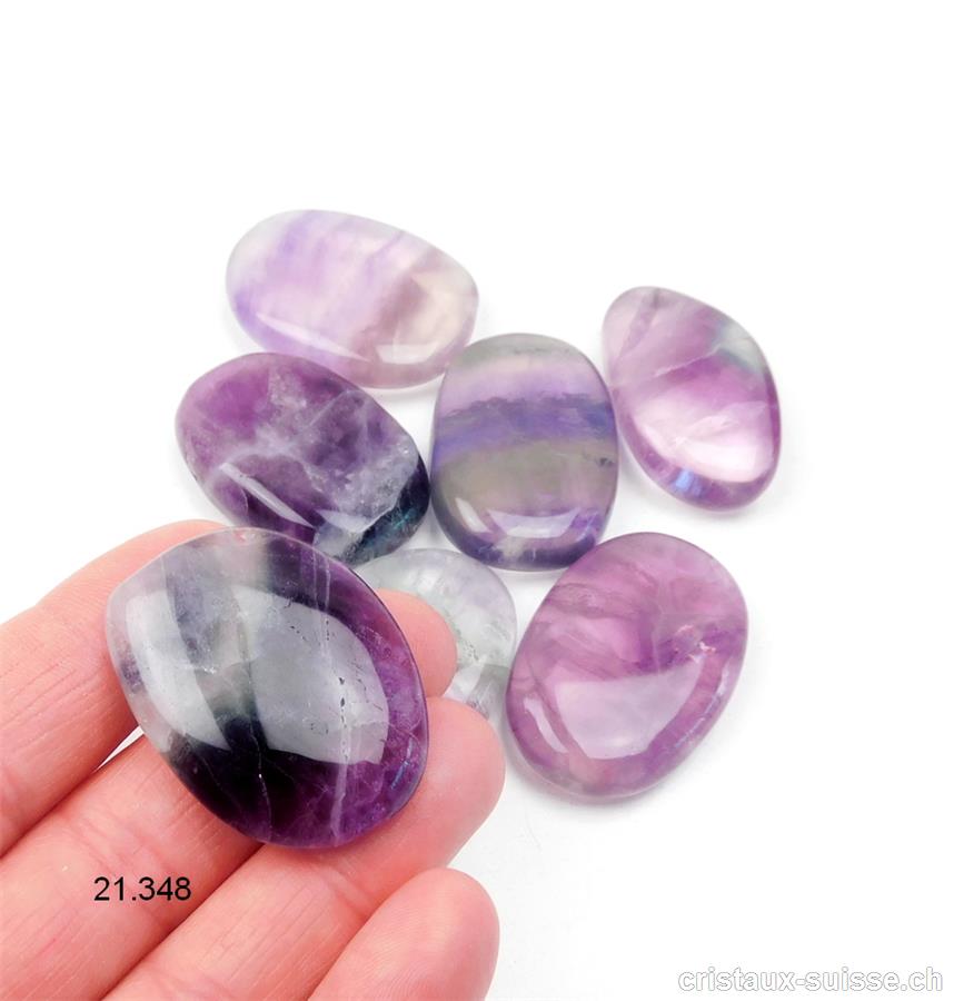Fluorite violette plate 4 - 4,5 cm