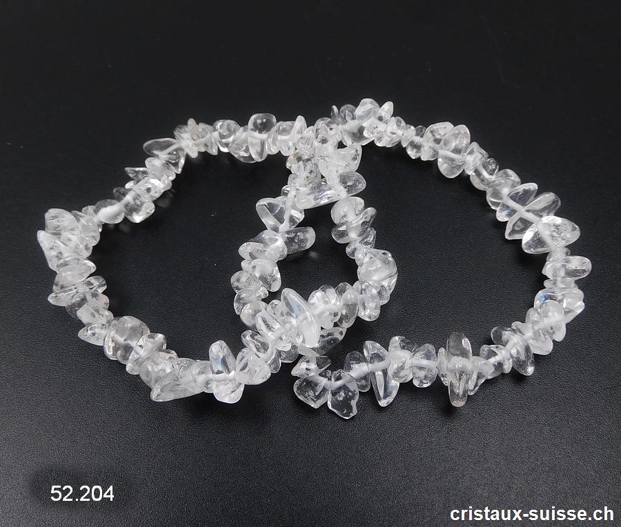 Bracelet Cristal de Roche 18,5-19 cm. Taille M-L