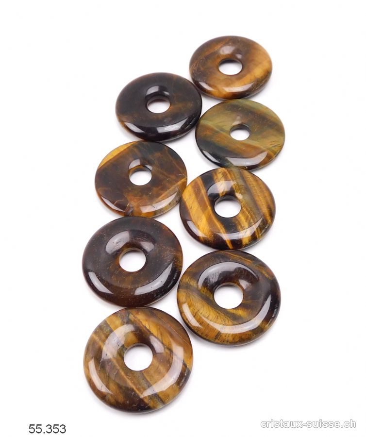 Oeil de tigre, donut 3 cm. OFFRE SPECIALE