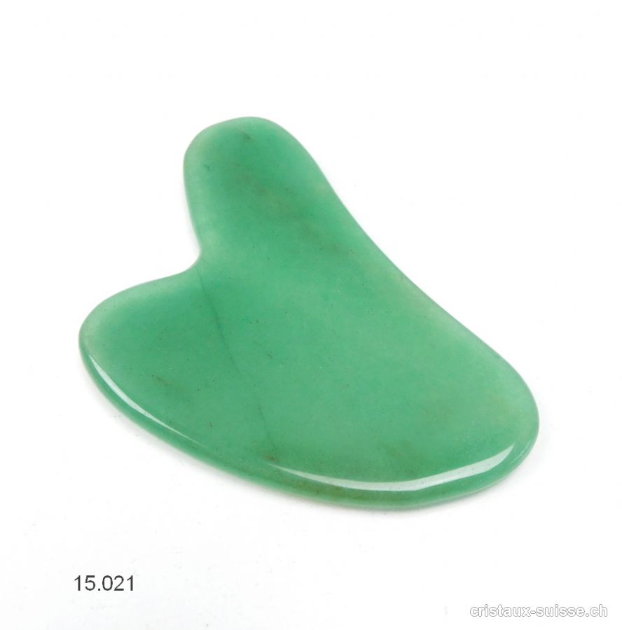 Aile d'ange de Massage en Aventurine verte 7,5 - 8 cm