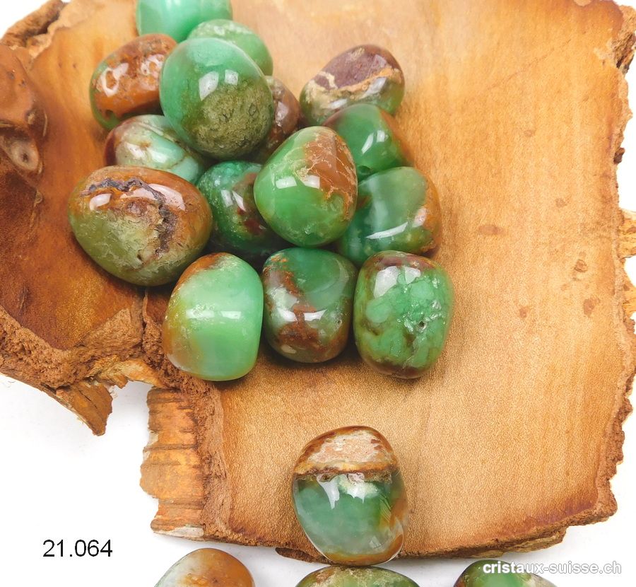 Chrysoprase Boulder 2,2 - 2,5 cm / 11 à 15 grammes