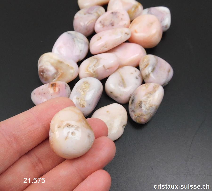 Opale des Andes rose, Chrysopale 2 - 3 cm / 7 à 10 grammes. Taille M. Offre Spéciale