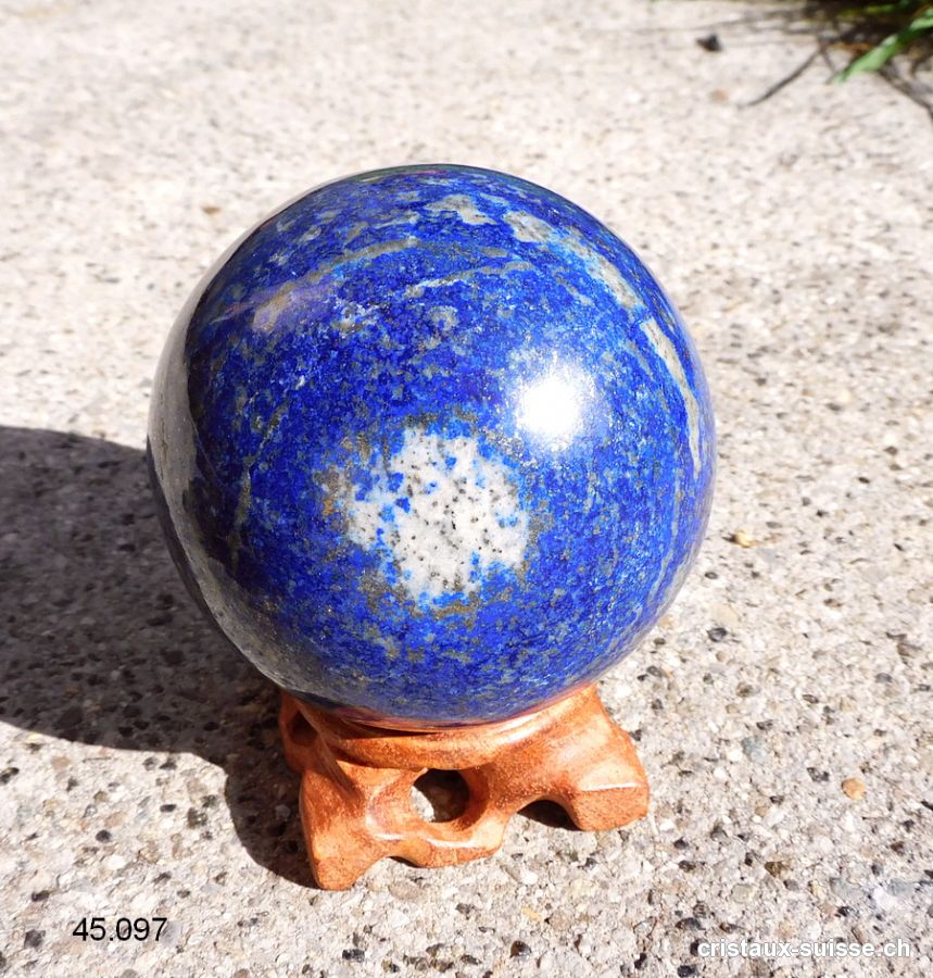 Boule Lapis-Lazuli 7,4 cm. Pièce unique 648 grammes