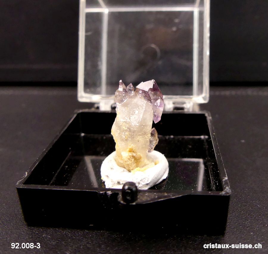 Quartz Améthyste Sceptre du Pérou. Pièce unique