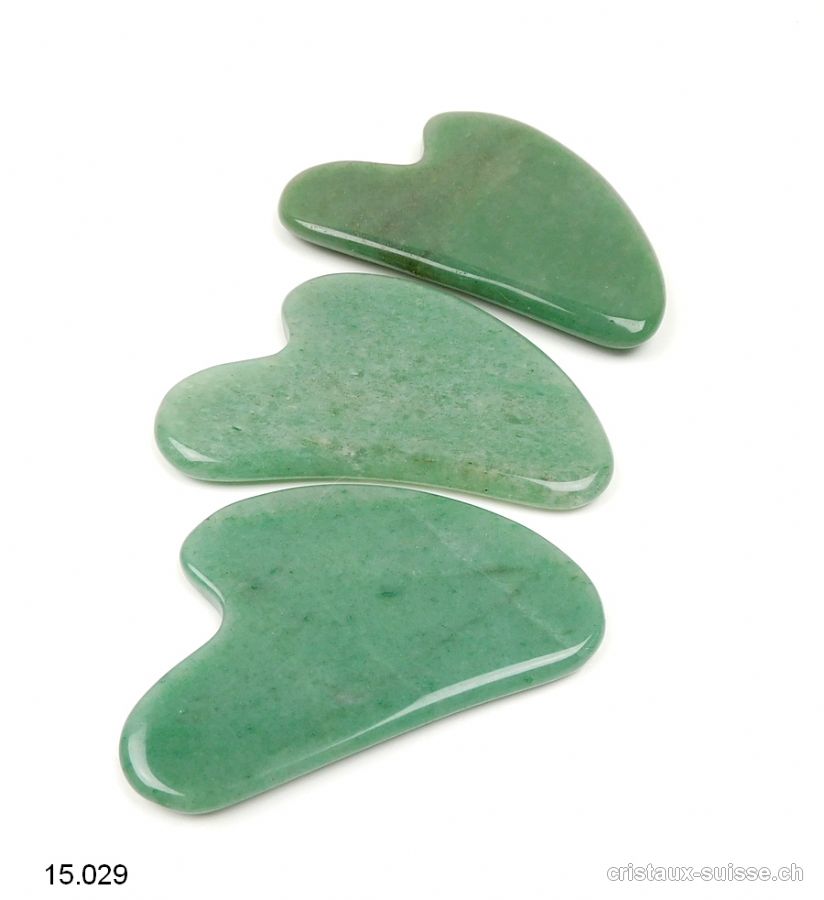 Aile d'ange de Massage Aventurine verte 8 cm
