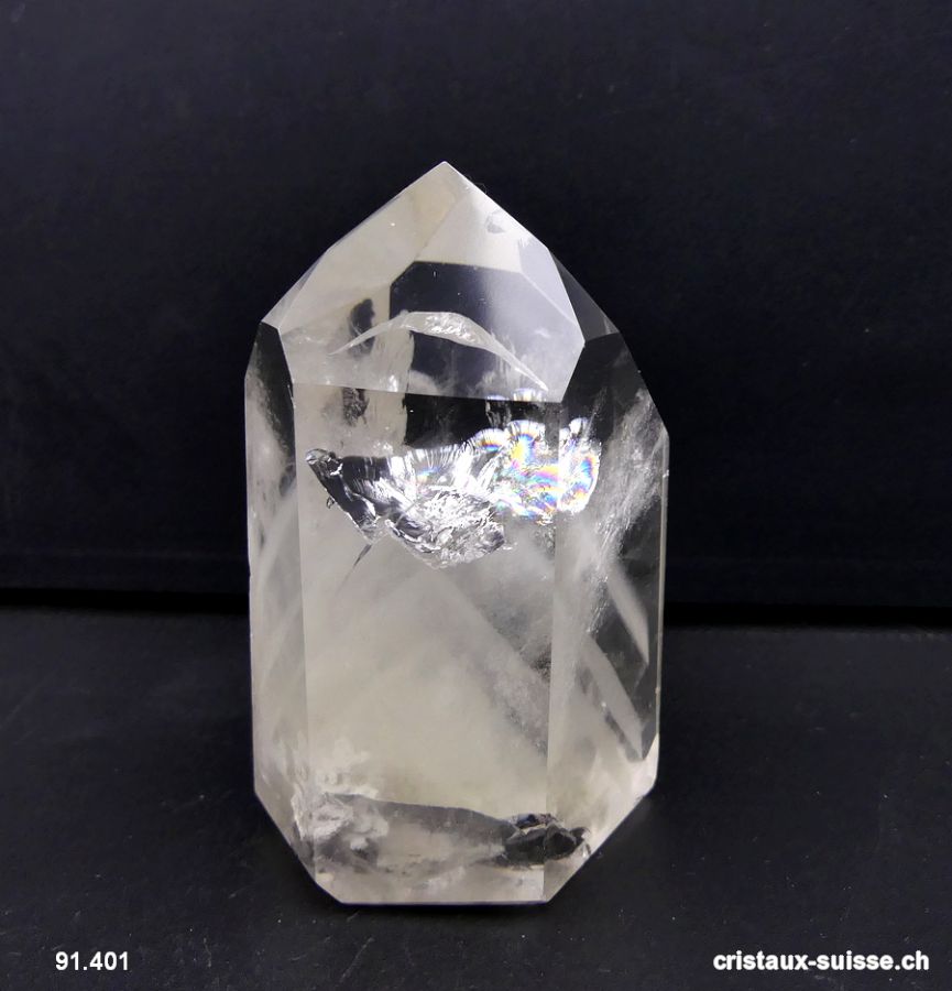 Quartz fantôme haut 7,6 cm. Pièce unique de 217 grammes