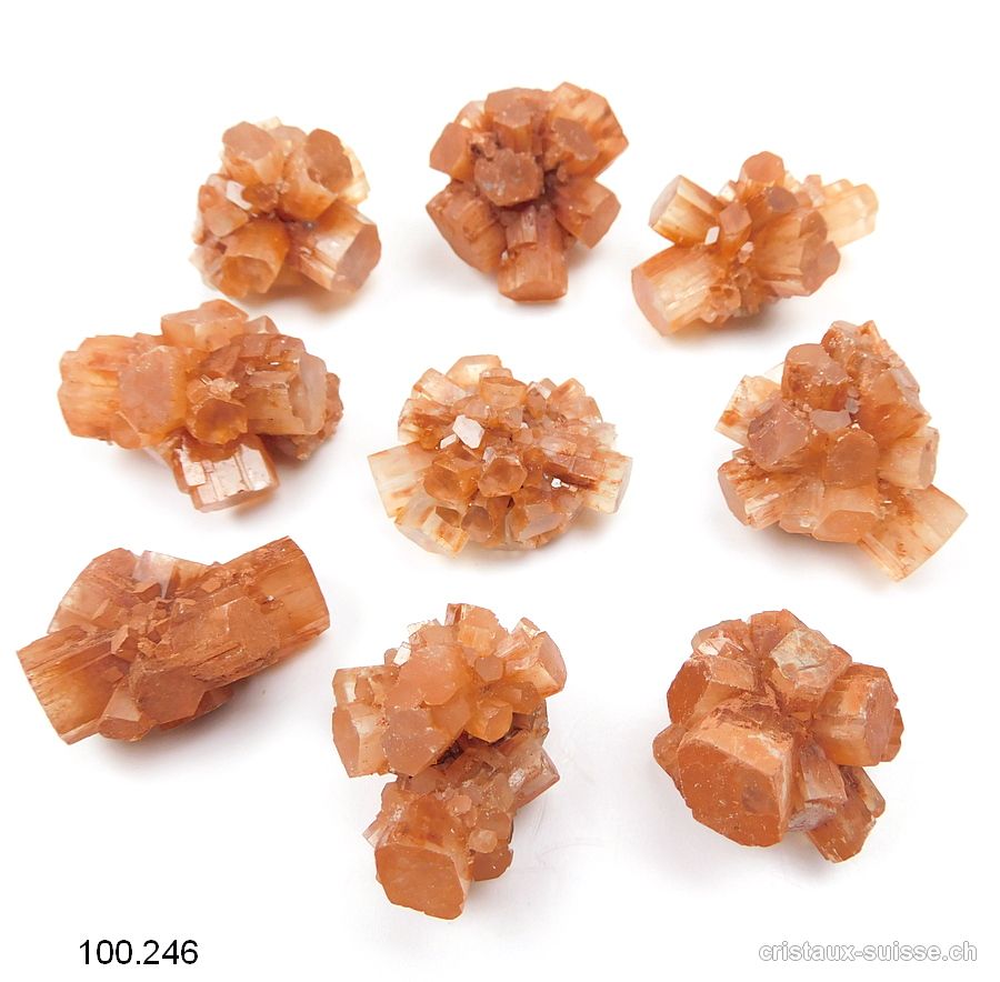 Aragonite brute du Maroc 3 à 3,5 cm. Qualité A