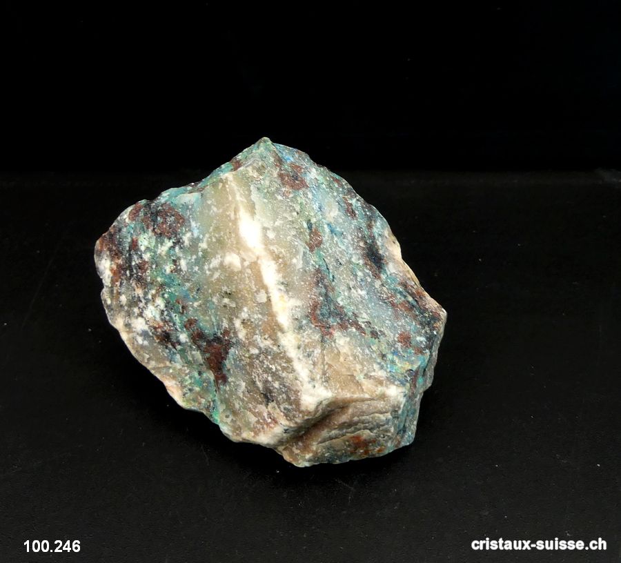 Shattuckite brute 6,4 cm. Pièce unique