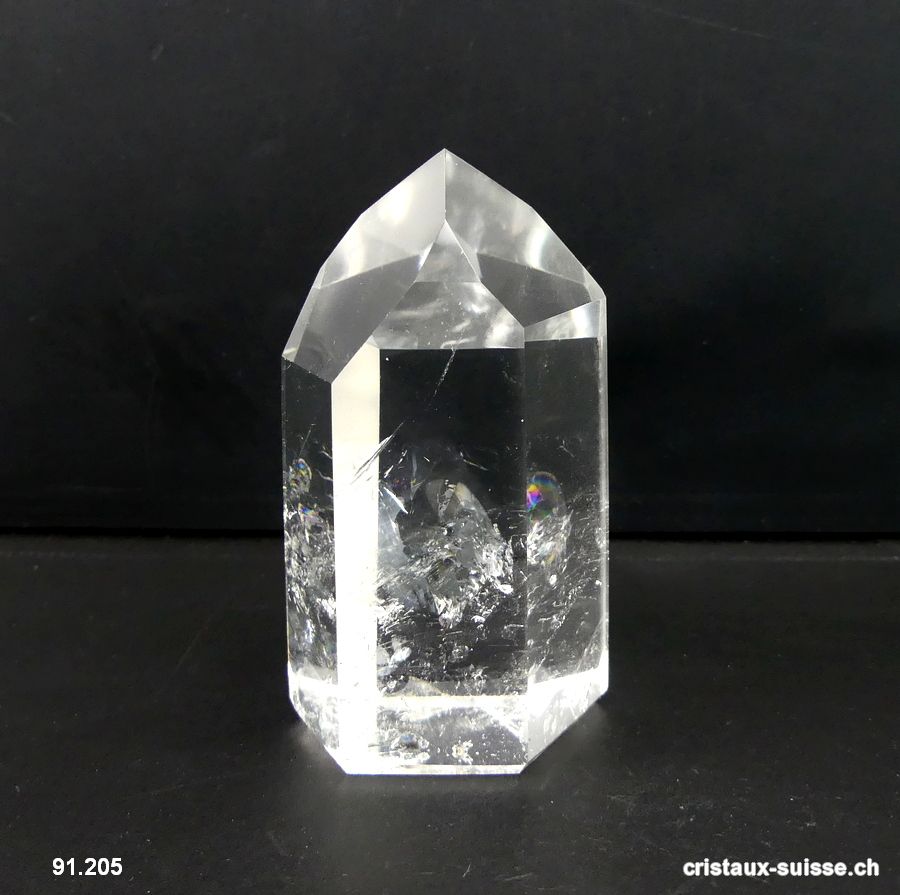 Cristal de roche A poli 7,7 cm. Pièce unique 206 grammes