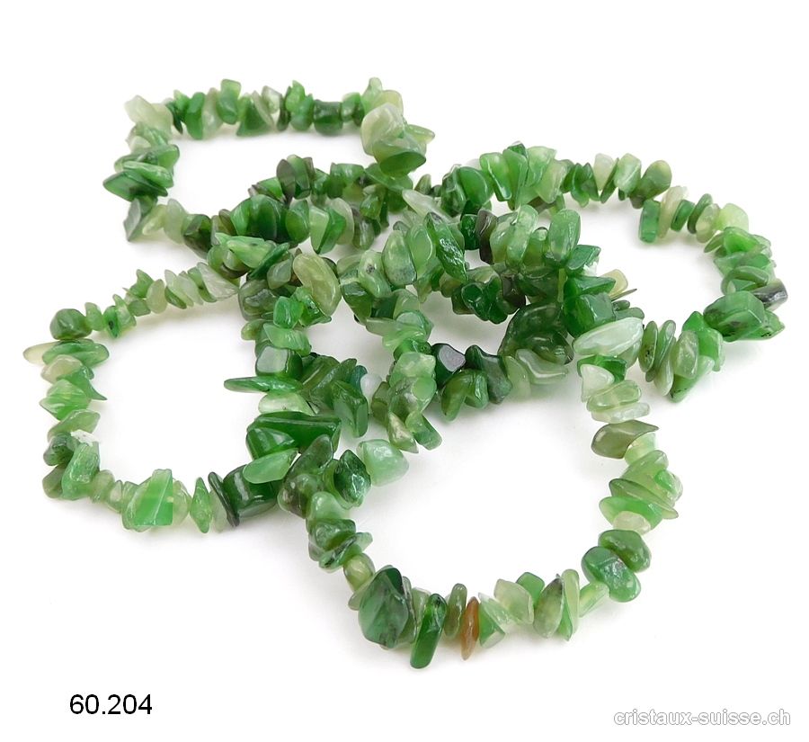 Bracelet Néphrite - Jade 18 cm