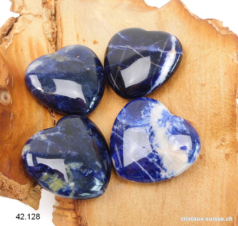 Coeur Sodalite 4,2 x 4 x 1,5 cm