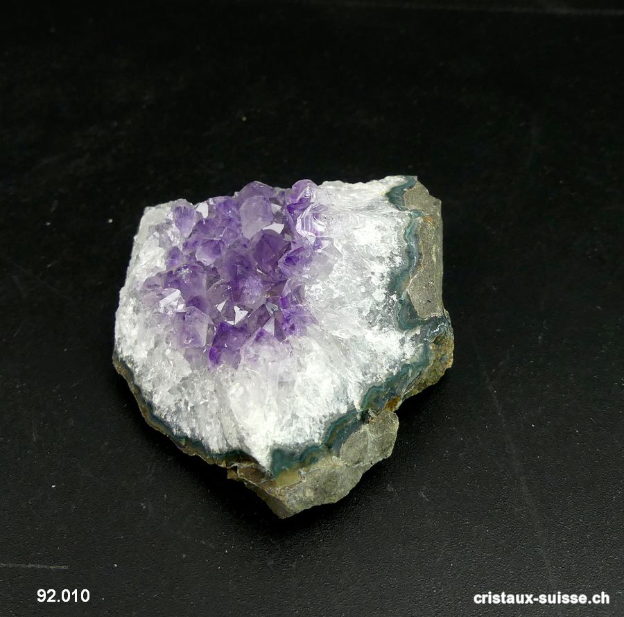 Améthyste du Brésil, druse 5,3 x 4,8 cm. Pièce unique