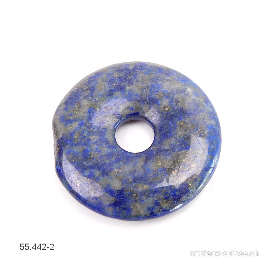 Lapis-lazuli, donut 3,5 cm. Qual. B. Pièce unique.