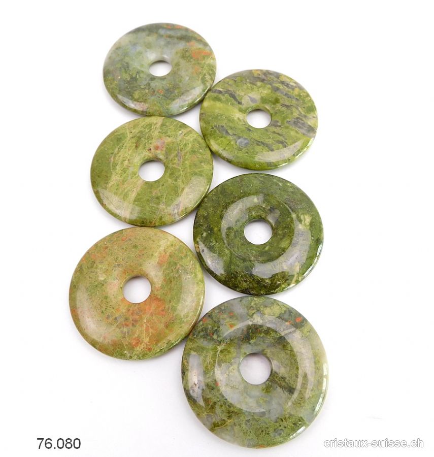 Epidote - Unakite, Donut 4 cm