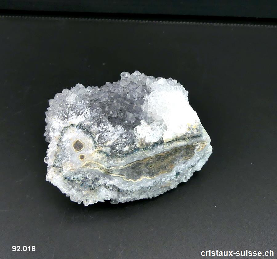 Prasiolite bleue du Brésil 6,8 cm. Pièce unique 160 grammes