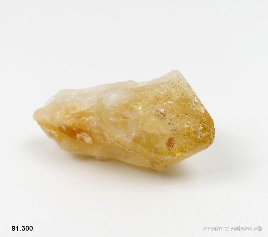 Citrine pointe brute 5,6 cm. Pièce unique 40 grammes