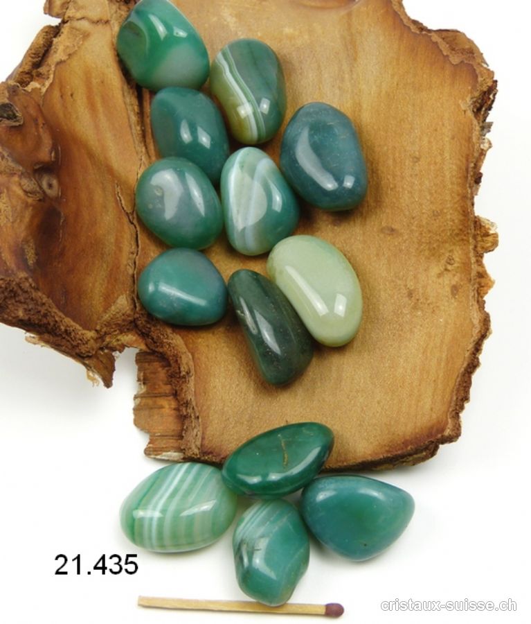 Agate verte 2 à 3 cm. Taille M. OFFRE SPÉCIALE 