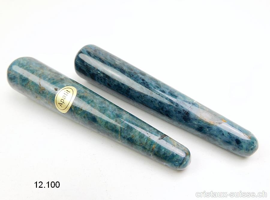 Bâton Apatite bleue 10 x épais. 2 cm