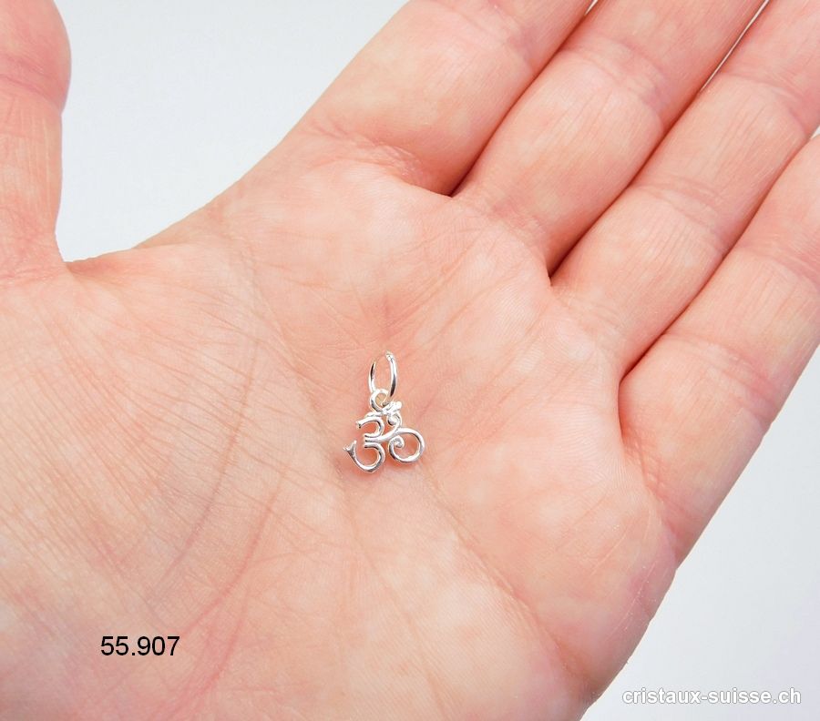 Pendentif - Charm mini OM en argent 925