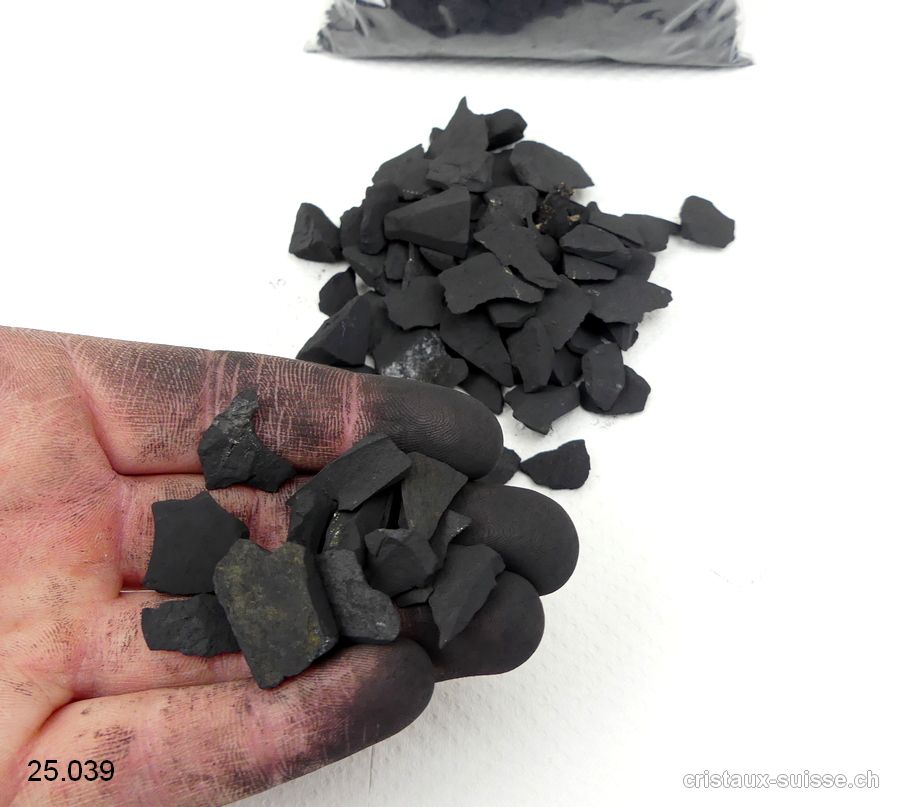 220 grammes Schungite brute granulés