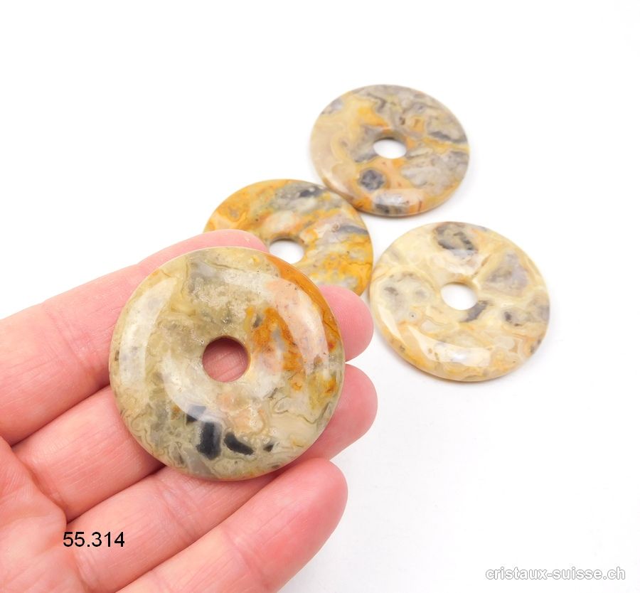 Agate Crazy Lace, donut 4 cm