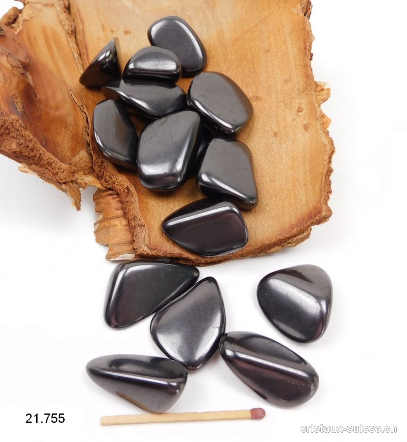 Schungite 2,5 - 3,5 cm / 6 à 9 grammes. Taille M