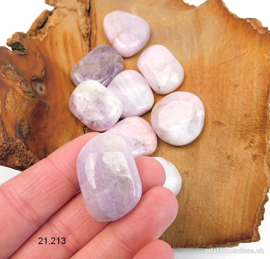 Kunzite plate 3 - 3,5 cm / 14 - 19 grammes