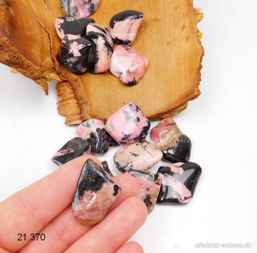 Rhodonite 1,5 - 2,5 cm/8 - 9 grammes. Taille S-M