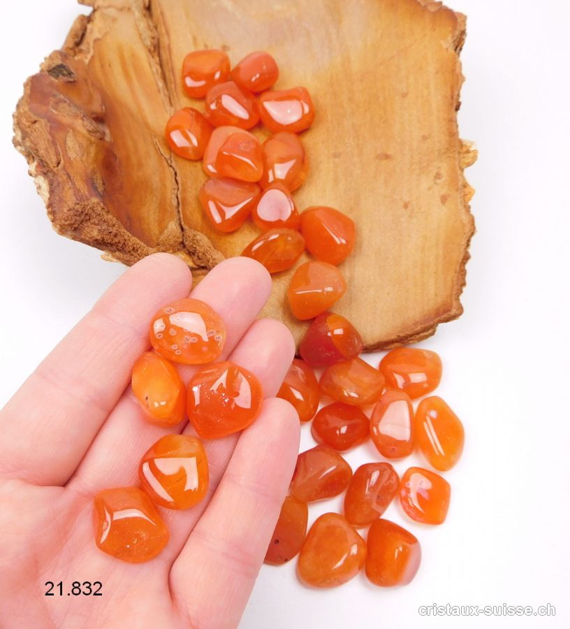 Agate Abricot 1,5 - 2 cm. Taille S. OFFRE SPECIALE