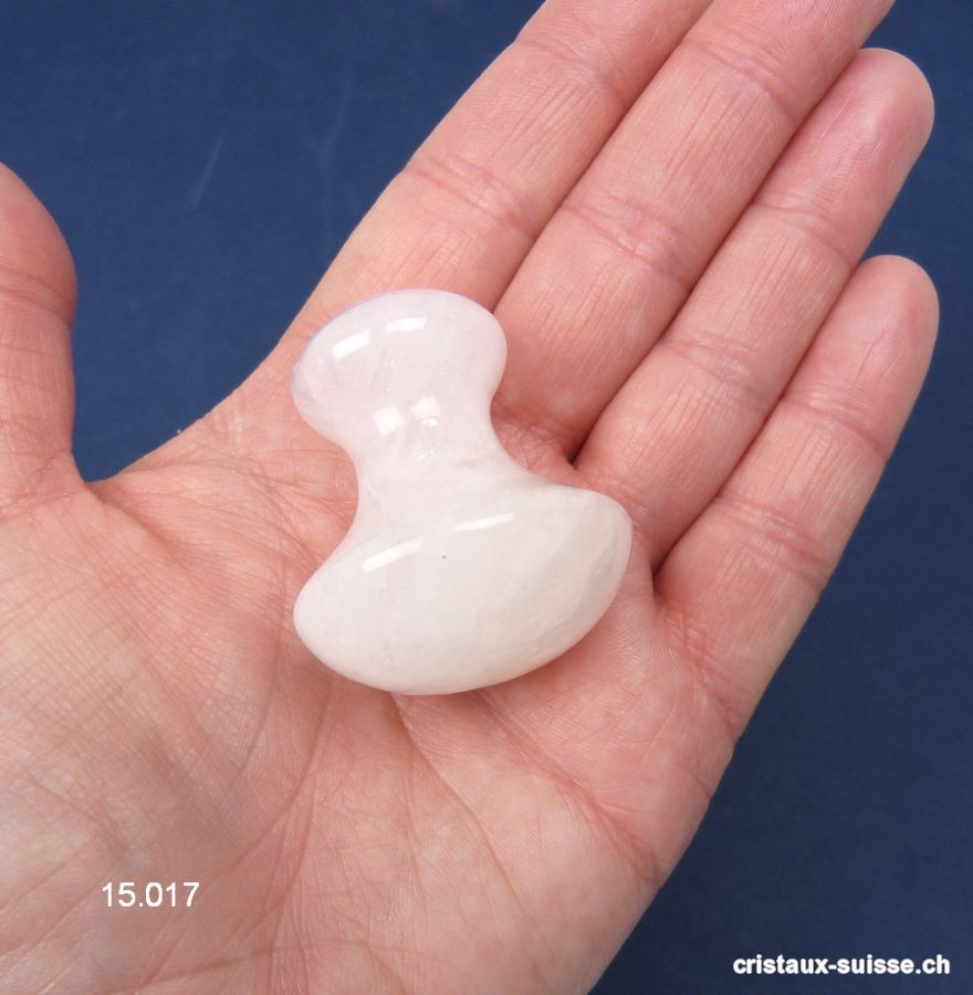 Champignon de massage Quartz rose 4 x 3,5 cm. Offre Spéciale