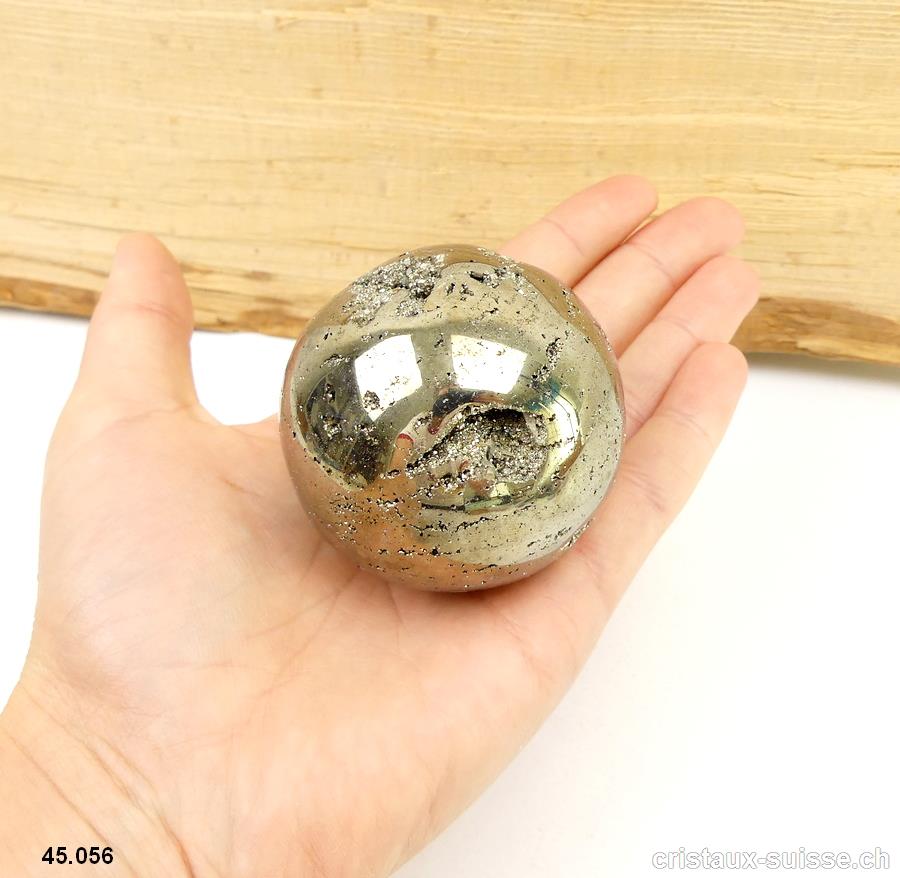 Boule Pyrite du Pérou 5,6 cm. Pièce unique 375 grammes