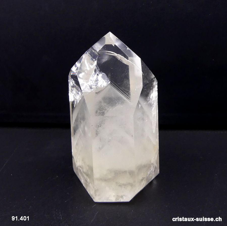 Quartz fantôme haut 7,6 cm. Pièce unique de 217 grammes